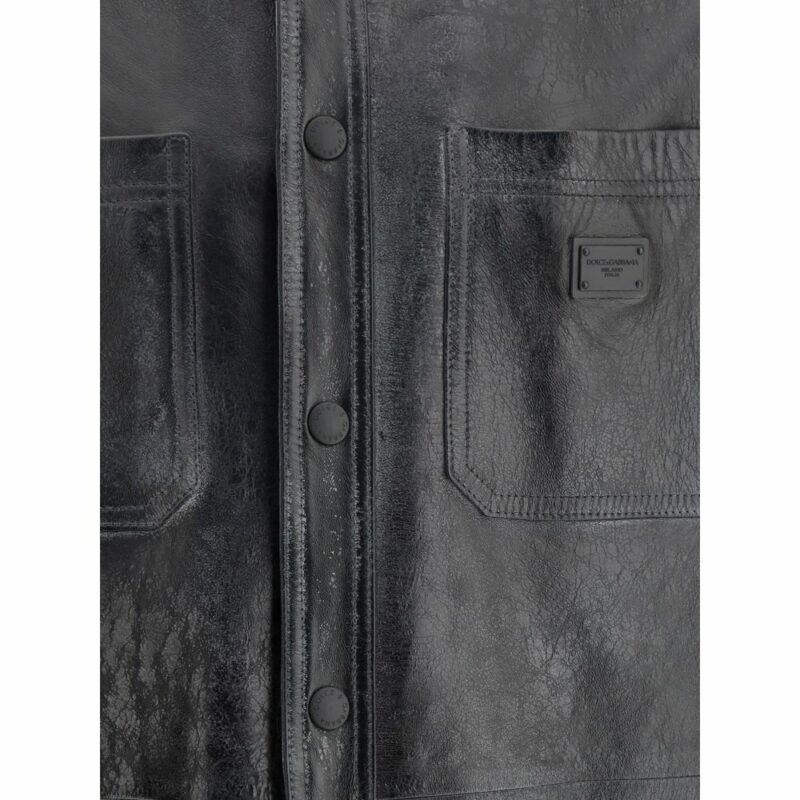 Dolce & Gabbana Leather Jacket - Image 3