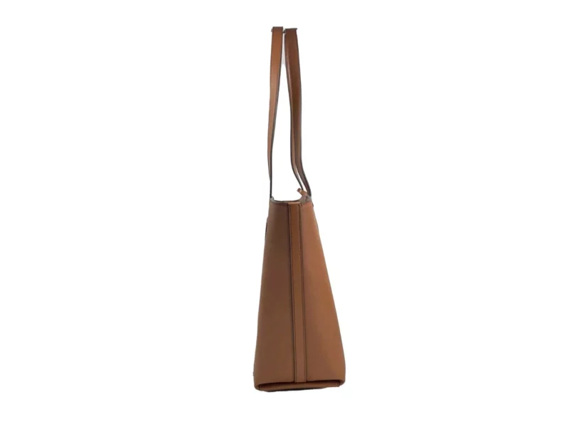 Michael Kors Medium Zip Top Tote Carryall Bag Brown - Image 4