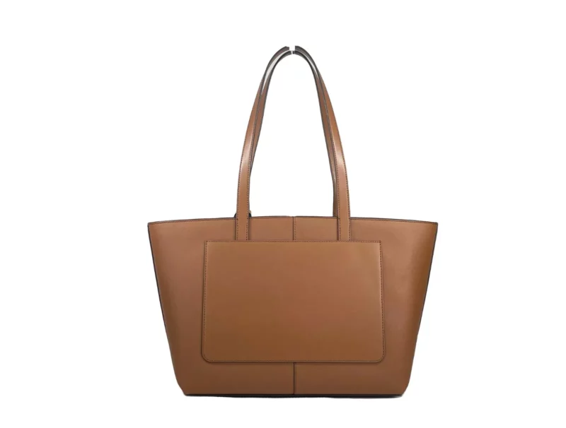 Michael Kors Medium Zip Top Tote Carryall Bag Brown - Image 3