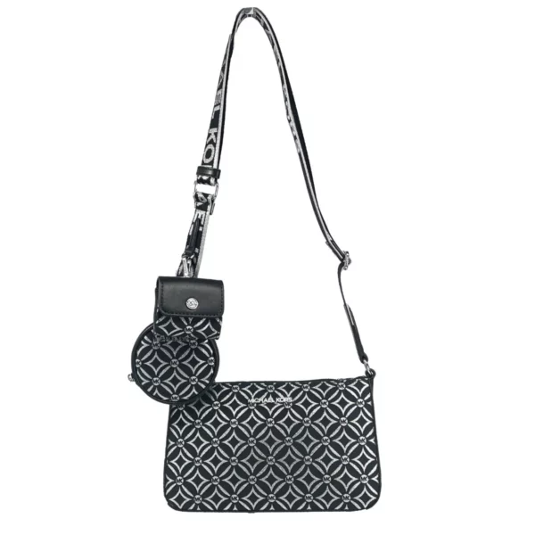 Michael Kors Crossbody Tech Attachment Bag Purse Black