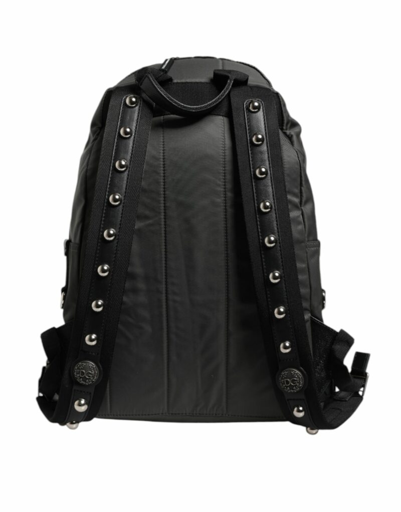 Dolce & Gabbana Gray Nylon Prince Forever School Travel Backpack Bag - Image 6