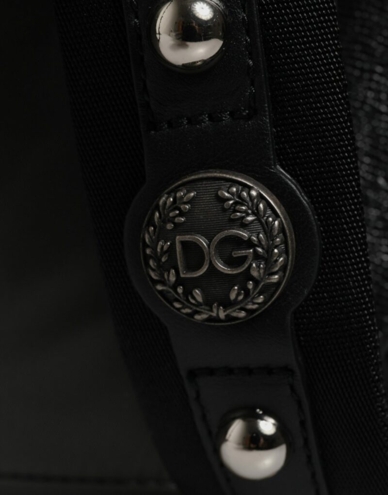Dolce & Gabbana Gray Nylon Prince Forever School Travel Backpack Bag - Image 7