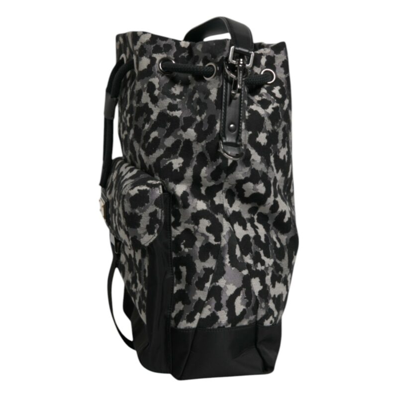Dolce & Gabbana Multicolor Leopard Jacquard Hobo Crossbody Borse Bag - Image 7