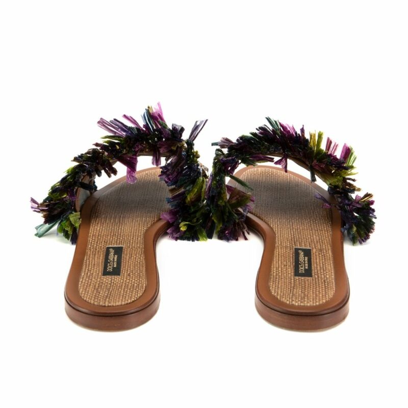 Dolce & Gabbana Multicolor Lambskin Women Sandal - Image 3