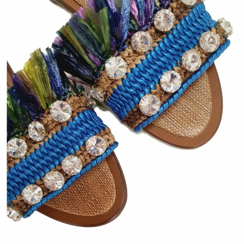 Dolce & Gabbana Multicolor Lambskin Women Sandal - Image 4