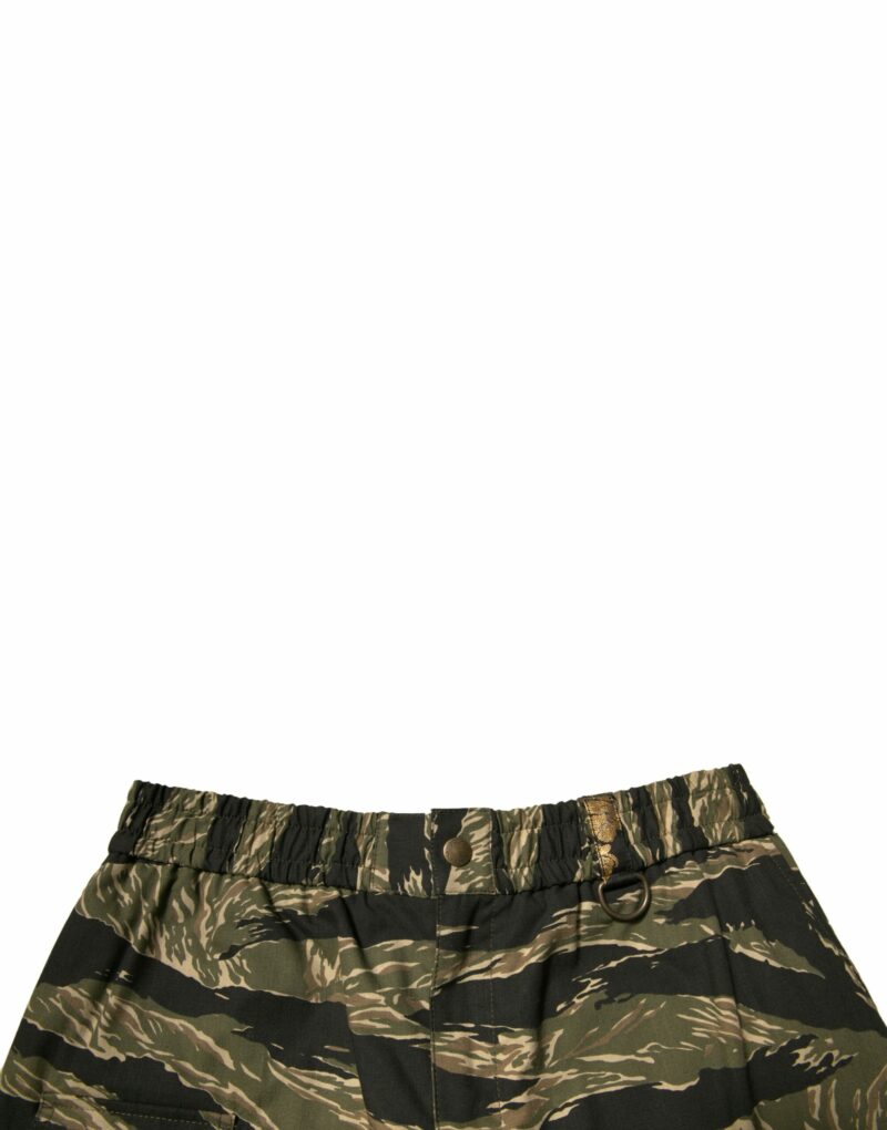 Dolce & Gabbana Black Gold Patterned Cotton Bermuda Shorts - Image 5