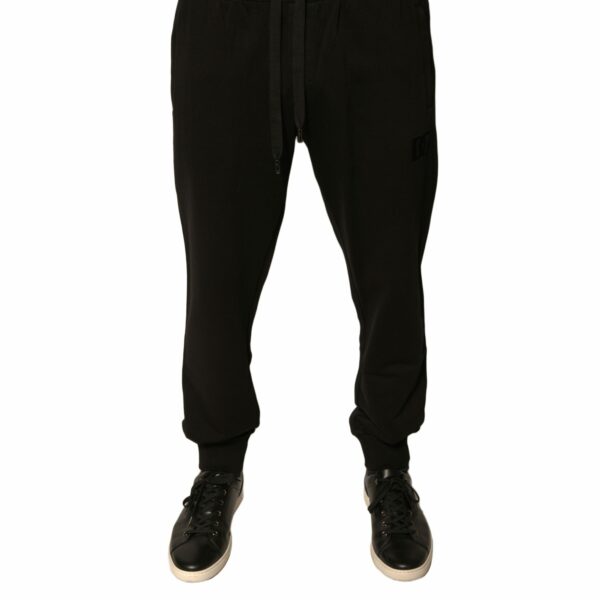 Dolce & Gabbana Black Cotton Jogger Men Sweatpants Pants