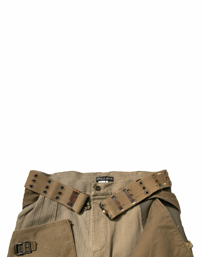 Dolce & Gabbana Multicolor Reconstructed Flight Cargo Pants - Image 5