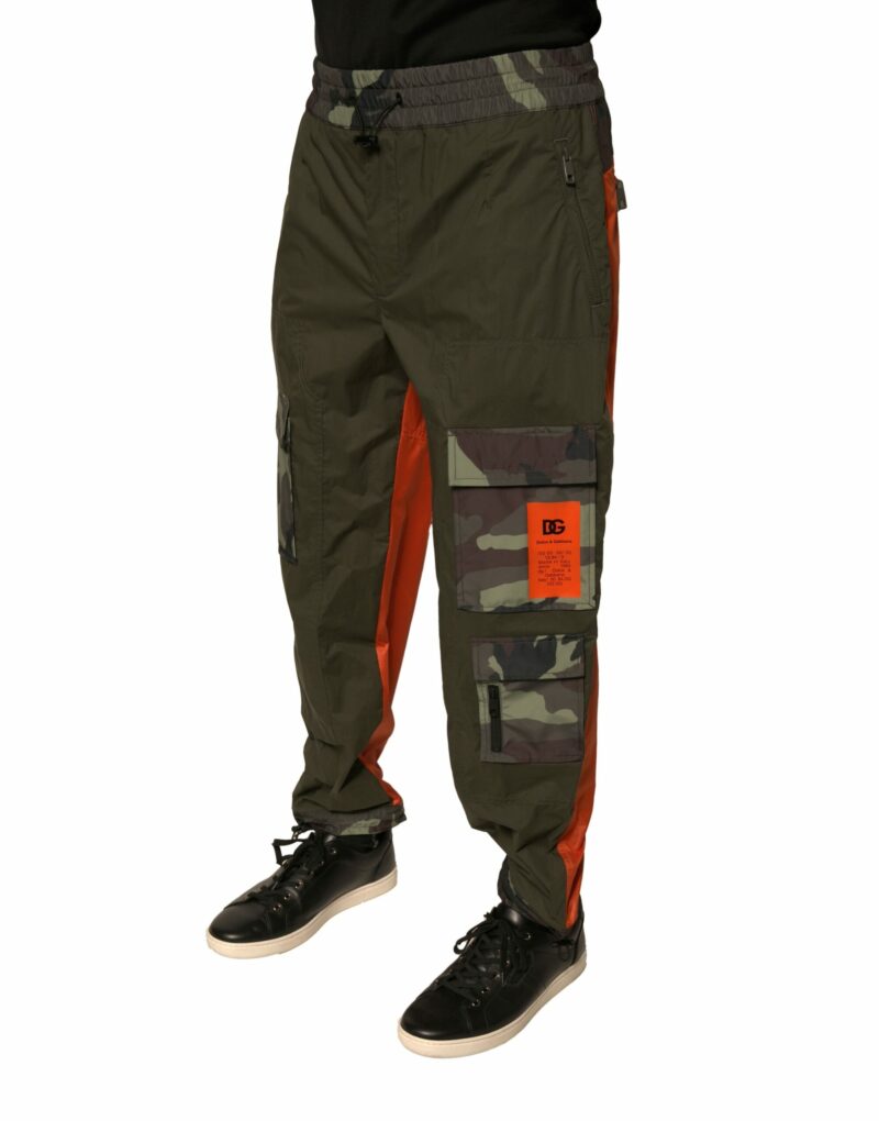 Dolce & Gabbana Multicolor Camouflage Jogger Cargo Pants - Image 3