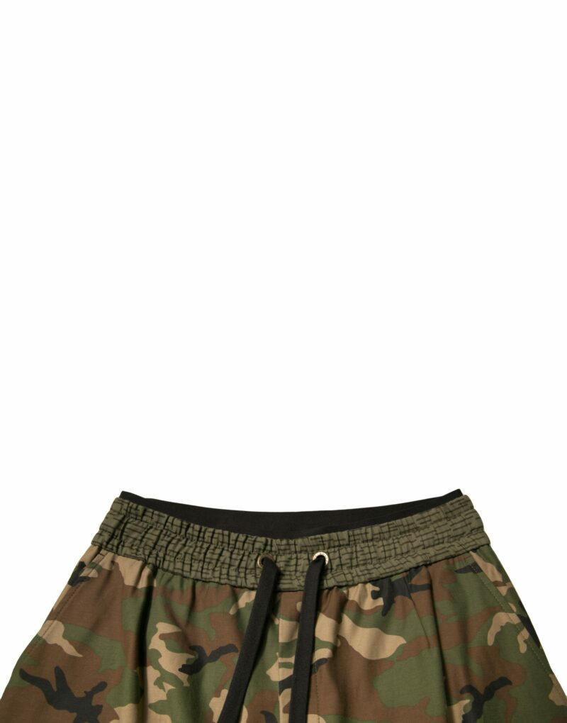 Dolce & Gabbana Multicolor Camouflage Cargo Sweatpants Pants - Image 5