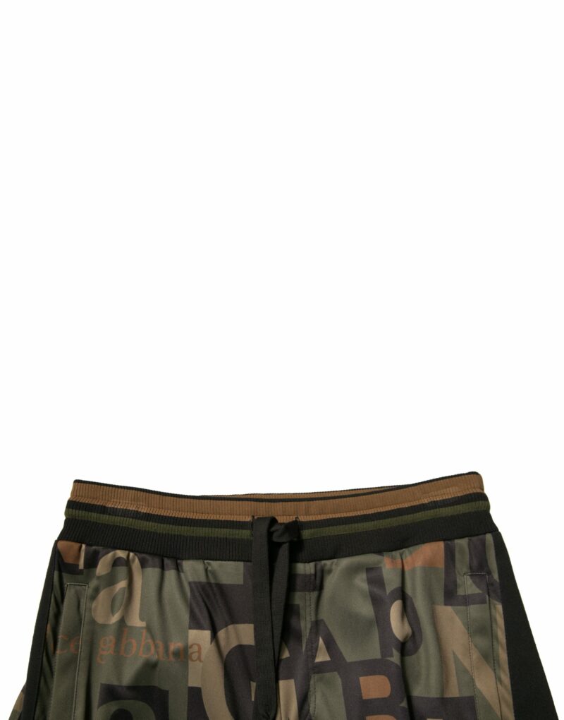 Dolce & Gabbana Multicolor Logo Camouflage Cargo Jogger Pants - Image 5