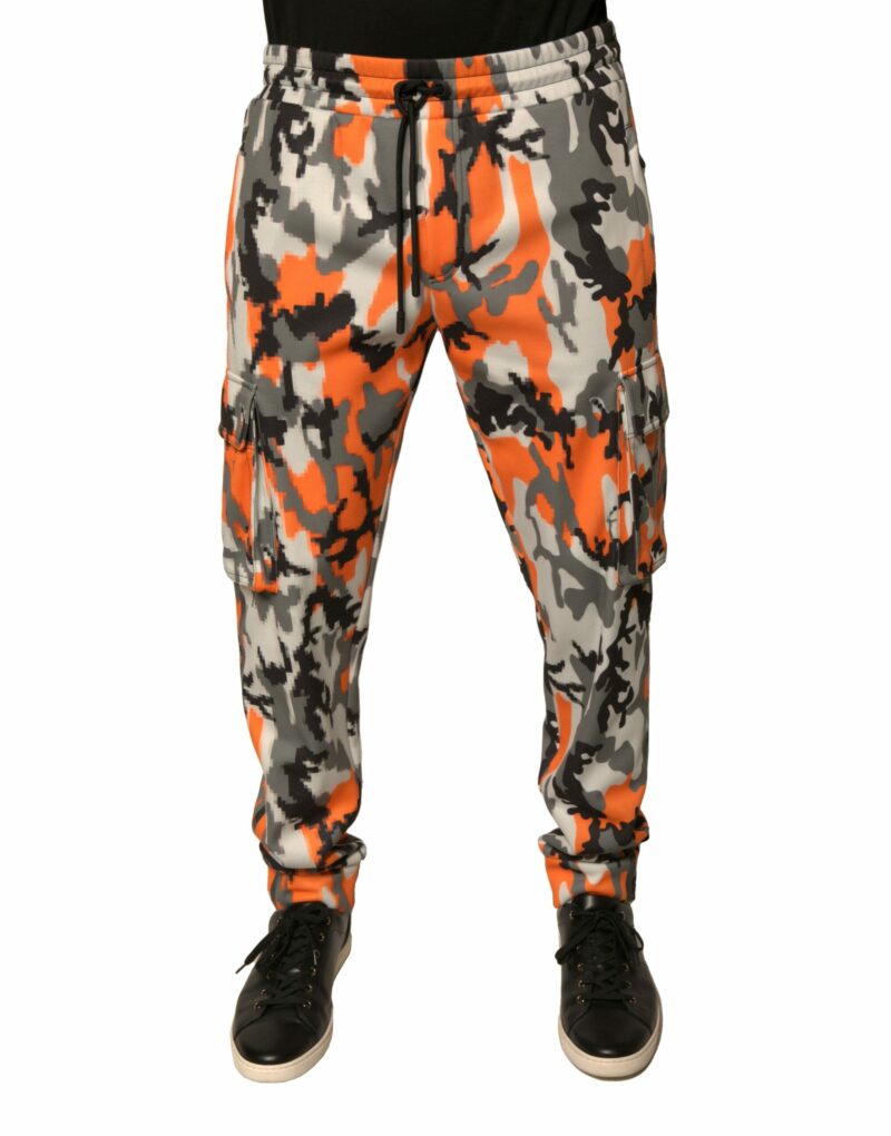 Dolce & Gabbana Multicolor Camouflage Cargo Jogger Pants - Image 2