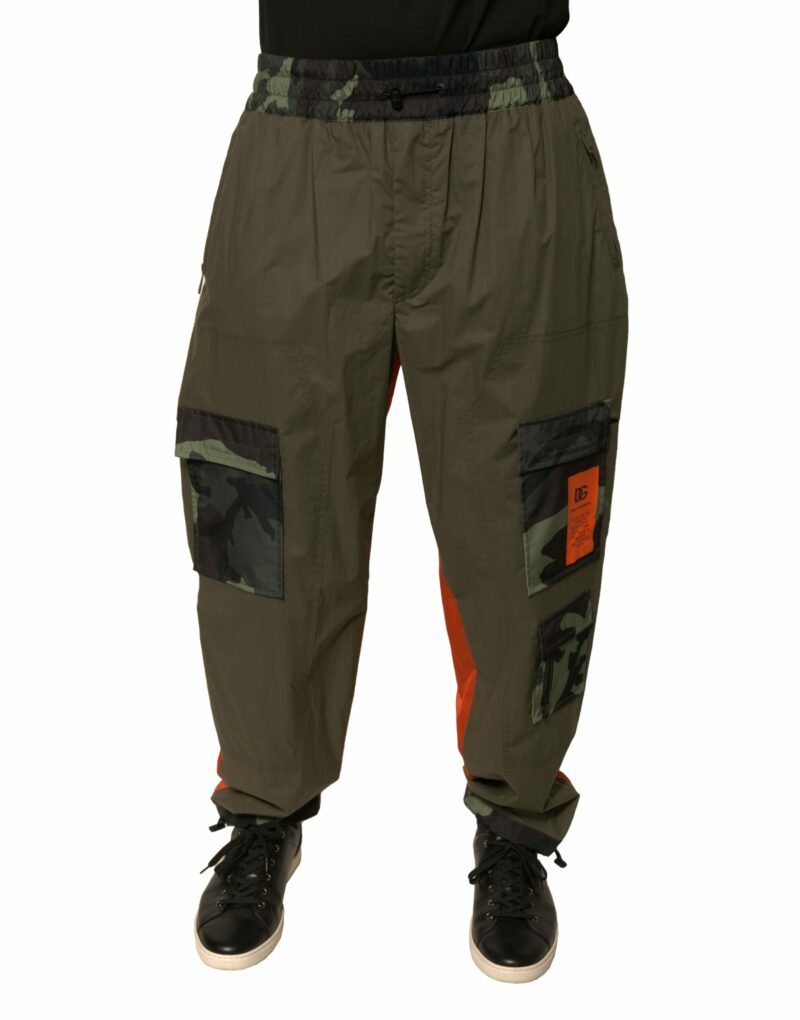 Dolce & Gabbana Multicolor Camouflage Jogger Cargo Pants - Image 2