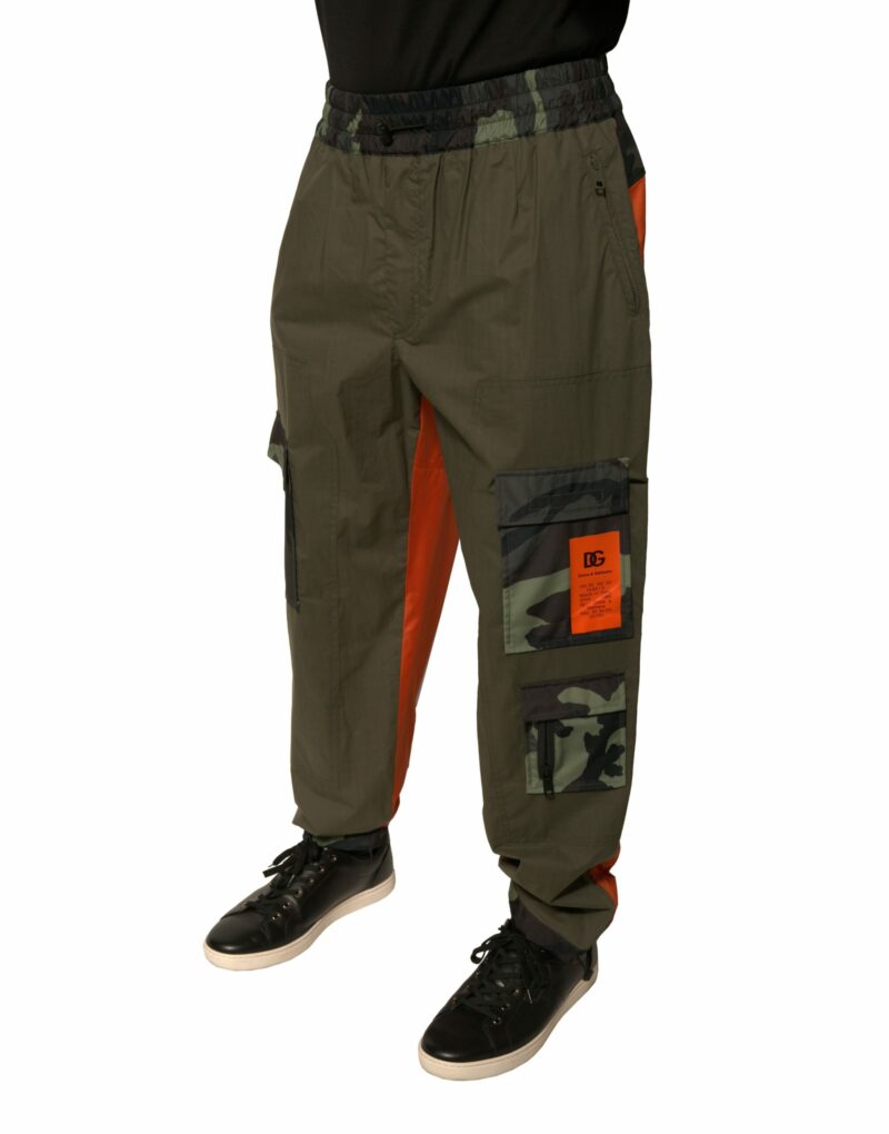 Dolce & Gabbana Multicolor Camouflage Jogger Cargo Pants - Image 3