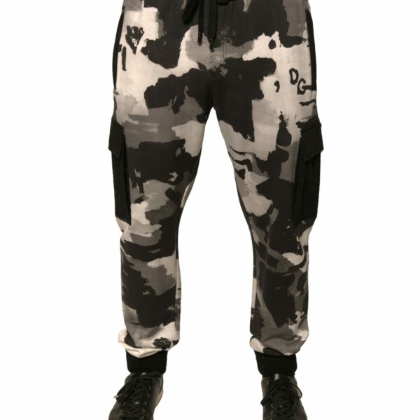 Dolce & Gabbana Multicolor Camouflage Cargo Jogger Pants