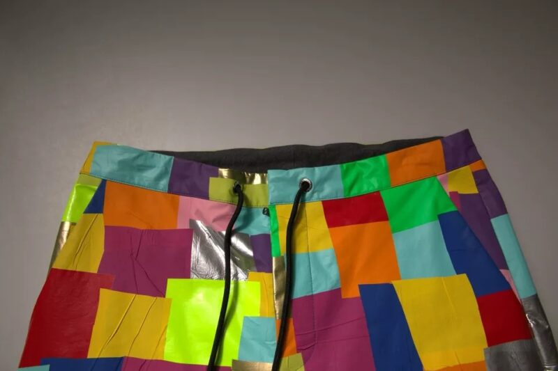 Dolce & Gabbana Multicolor Cotton Patchwork Men Cargo Pants - Image 6