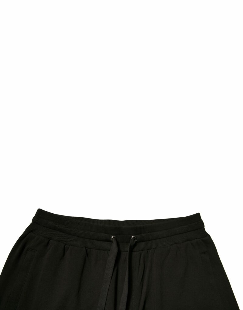 Dolce & Gabbana Black Cotton Jogger Sweatpants Pants - Image 5