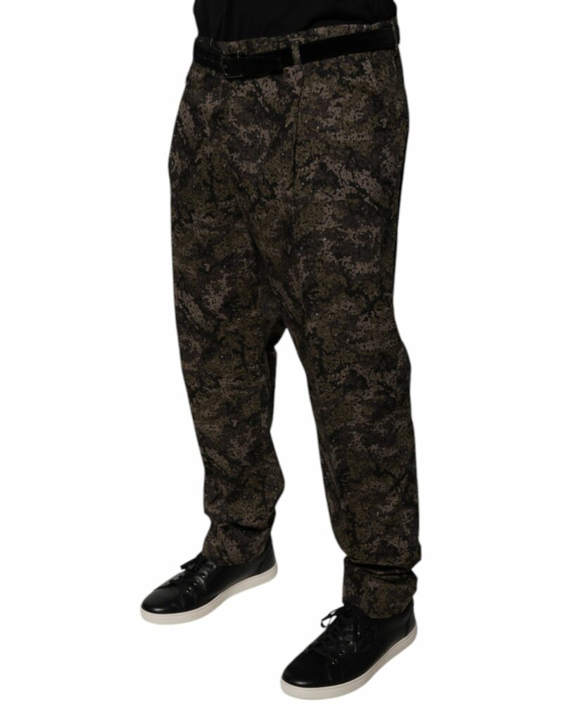 Dolce & Gabbana Multicolor Camouflage Men Dress Pants - Image 3