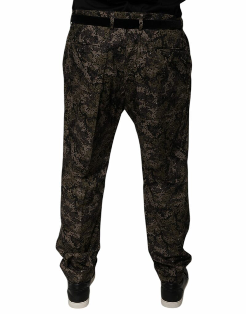 Dolce & Gabbana Multicolor Camouflage Men Dress Pants - Image 4
