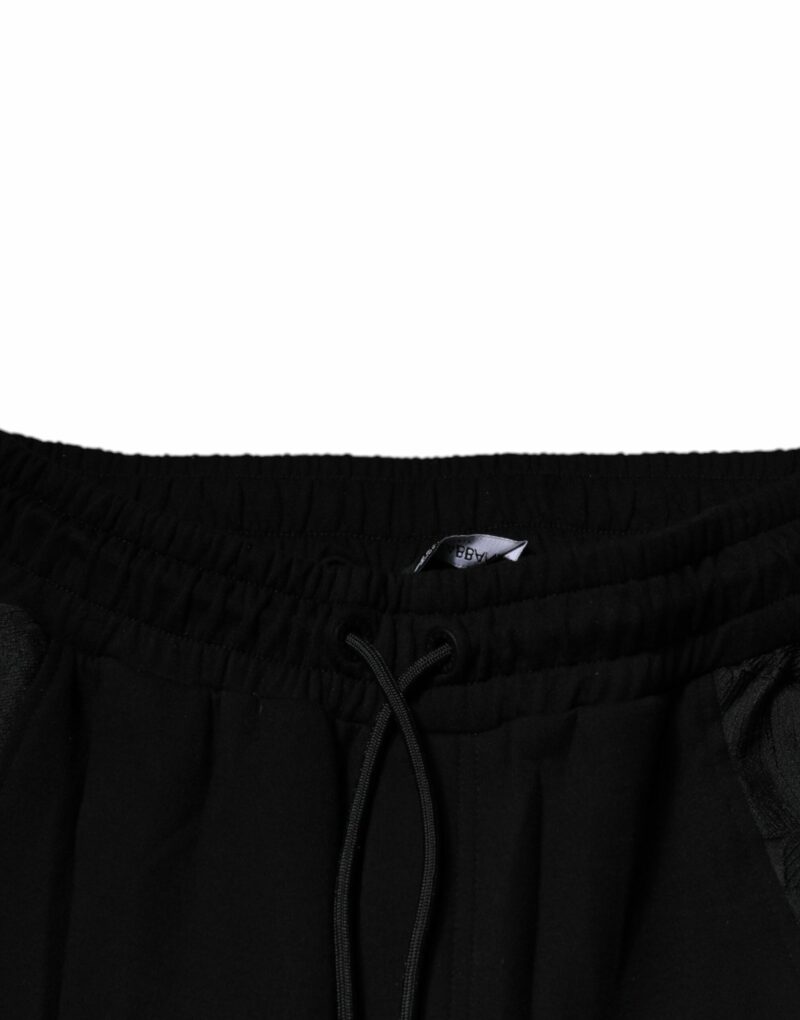 Dolce & Gabbana Black Leopard Slim Fit Jogger Pants - Image 5
