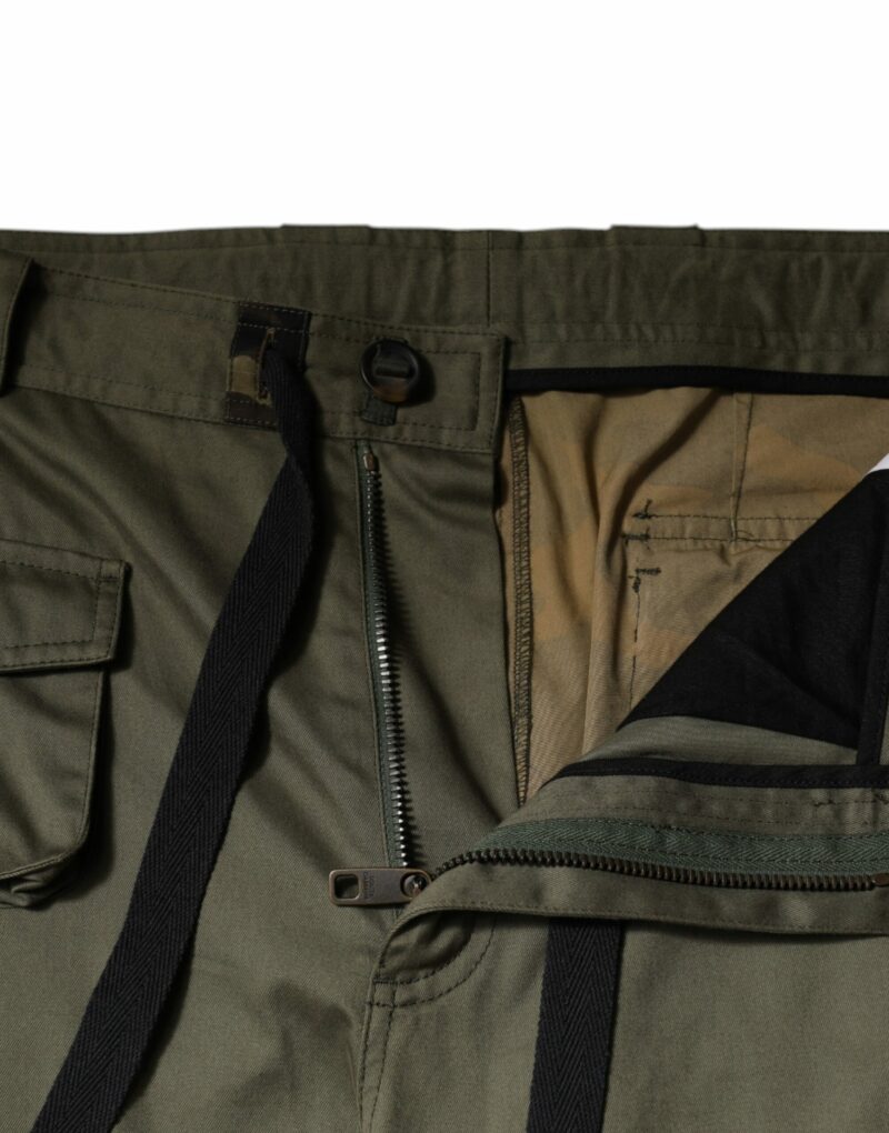 Dolce & Gabbana Multicolor Patchwork Camouflage Cargo Pants - Image 5