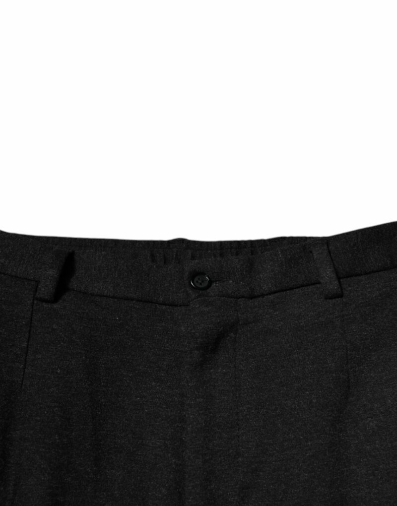 Dolce & Gabbana Black Viscose Cargo Men Casual Pants - Image 5