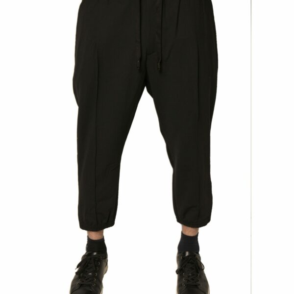 Dolce & Gabbana Black Wool Jogger Jogging Pants