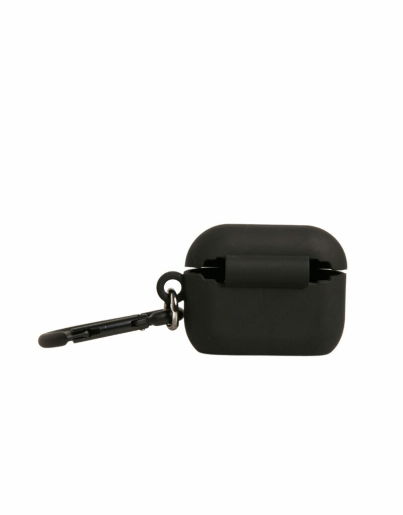 Dolce & Gabbana Black Silicone Rubber Logo Embossed Airpods Case - Image 4