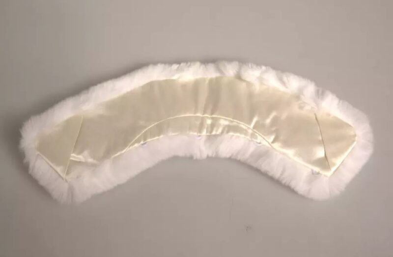 Dolce & Gabbana White Fur Shoulder Collar Wrap Shawl Scarf - Image 3
