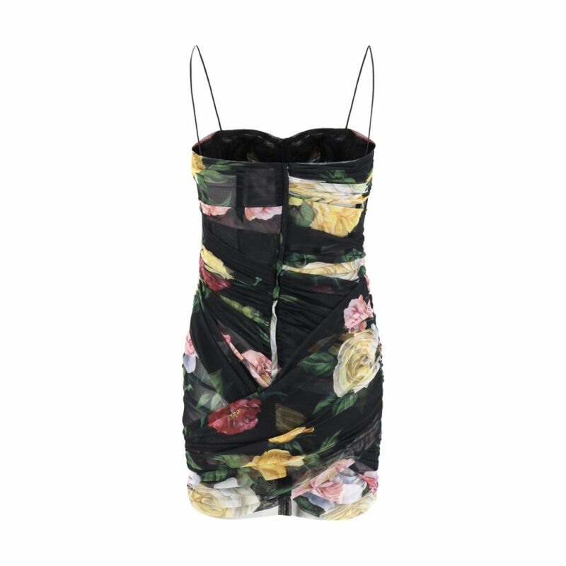 Dolce & Gabbana Floreal tulle mini Dress - Image 2