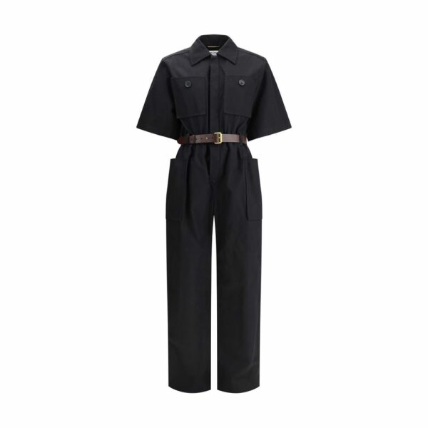 Saint Laurent Short-sleeved Jumpsuit