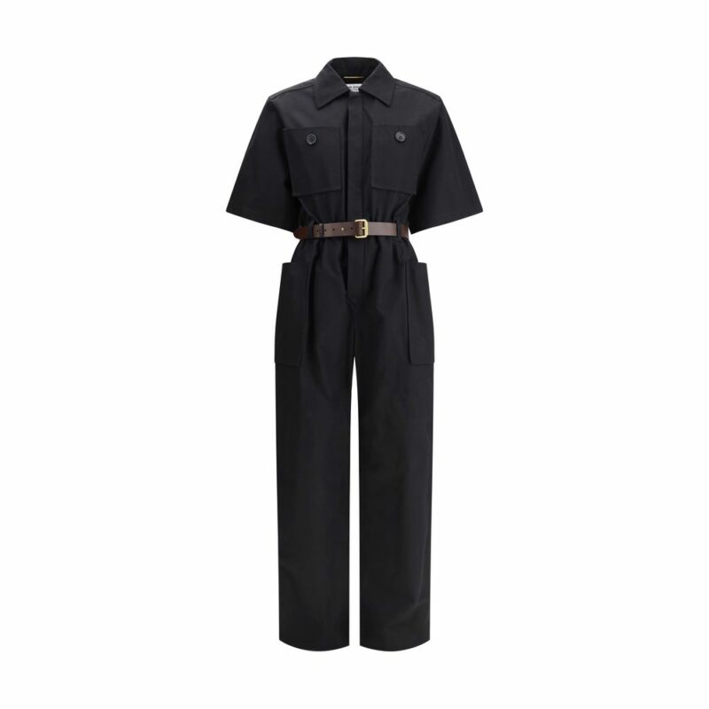 Saint Laurent Short-sleeved Jumpsuit