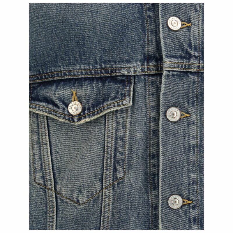 Balenciaga Paneled design Denim Jacket - Image 3