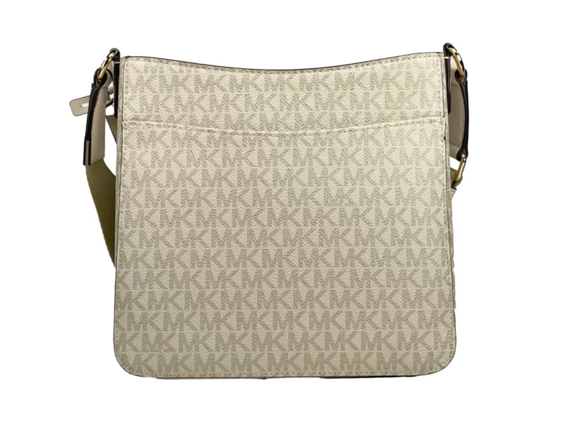 Michael Kors Jet Set Small Messenger Crossbody Bag Pale Gold - Image 4
