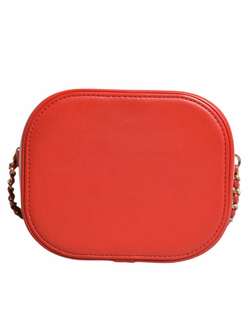 Chanel Orange Coco Mark Vanity Chain Shoulder Hand Purse - Image 5