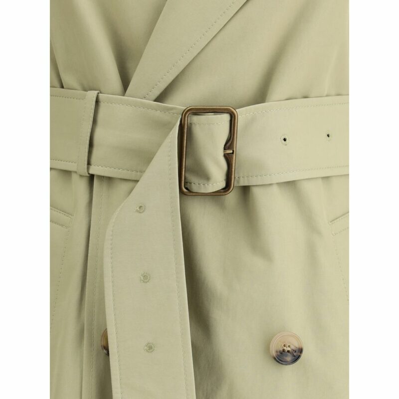 Burberry Cotton Trench Coat - Image 3