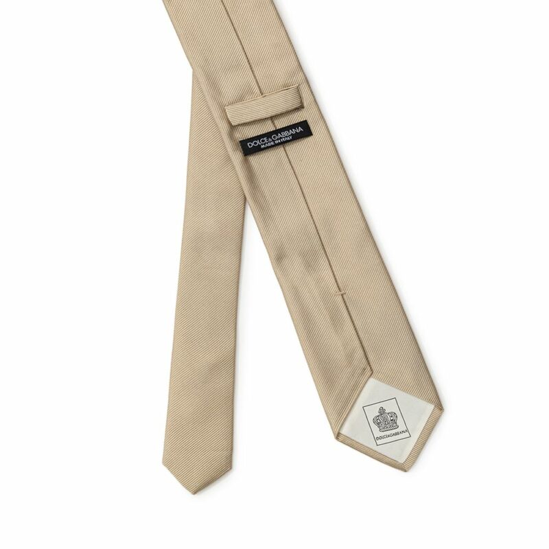 Dolce & Gabbana Gold Silk Ties & Bowty - Image 2
