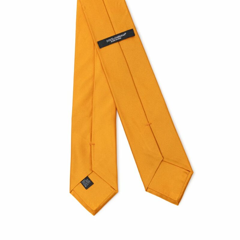 Dolce & Gabbana Orange Silk Ties & Bowty - Image 2
