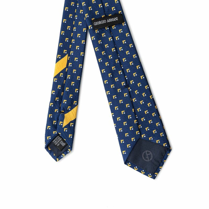 Giorgio Armani Blue Silk Ties & Bowty - Image 2