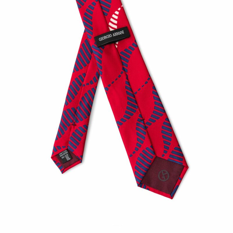 Giorgio Armani Red Silk Ties & Bowty - Image 2