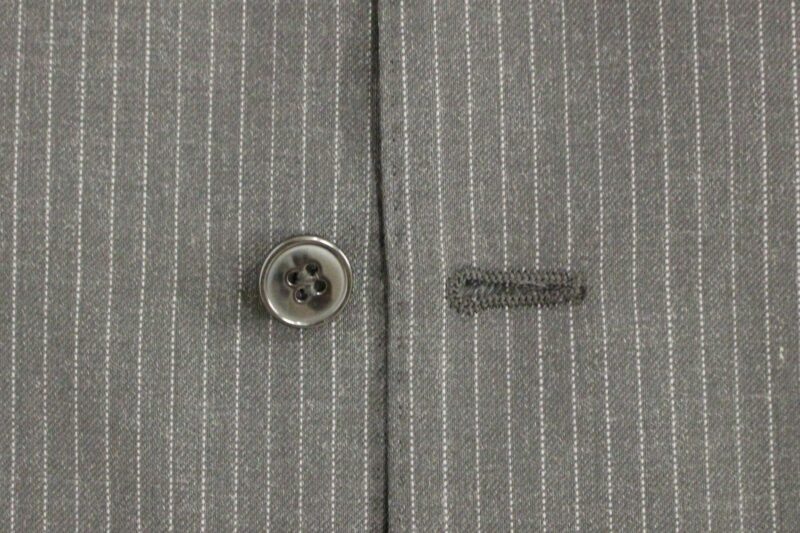 Dolce & Gabbana Elegant Gray Striped Dress Vest - Image 5