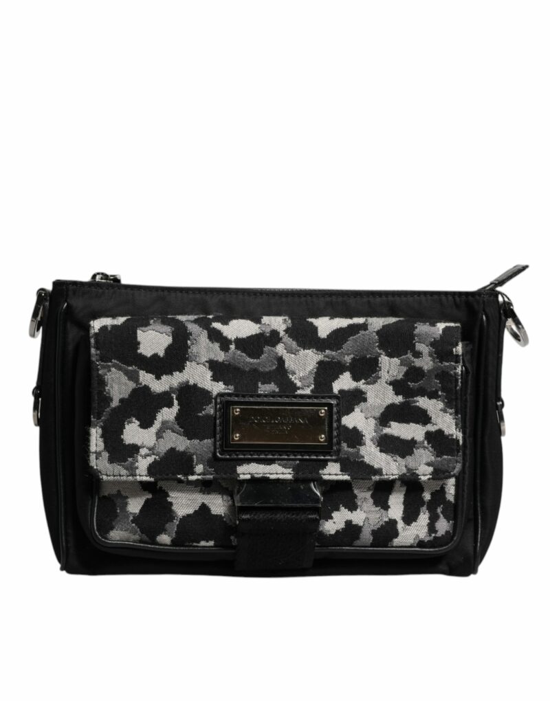 Dolce & Gabbana Multicolor Leopard Jacquard Crossbody Bag - Image 2