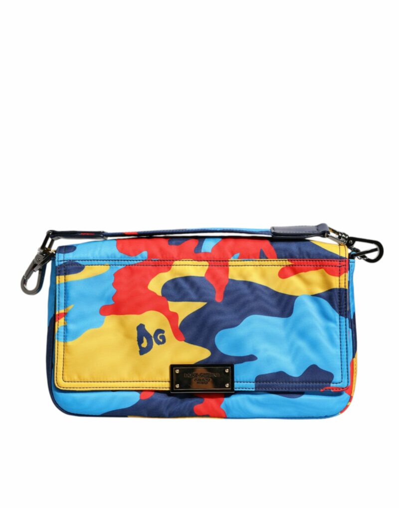 Dolce & Gabbana Multicolor Camouflage Nylon Crossbody Bag - Image 2