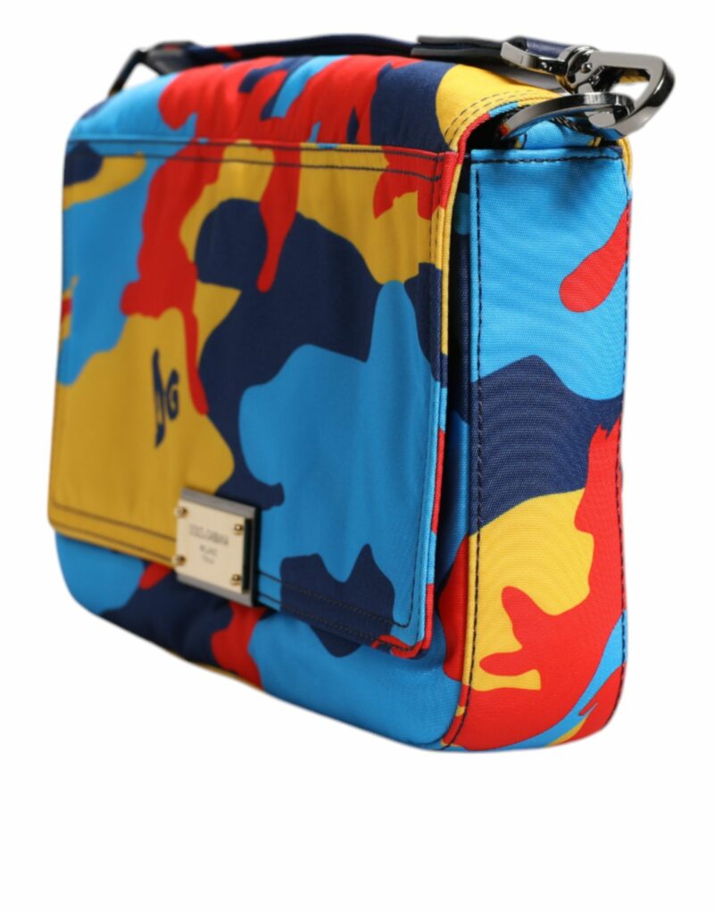 Dolce & Gabbana Multicolor Camouflage Nylon Crossbody Bag - Image 4