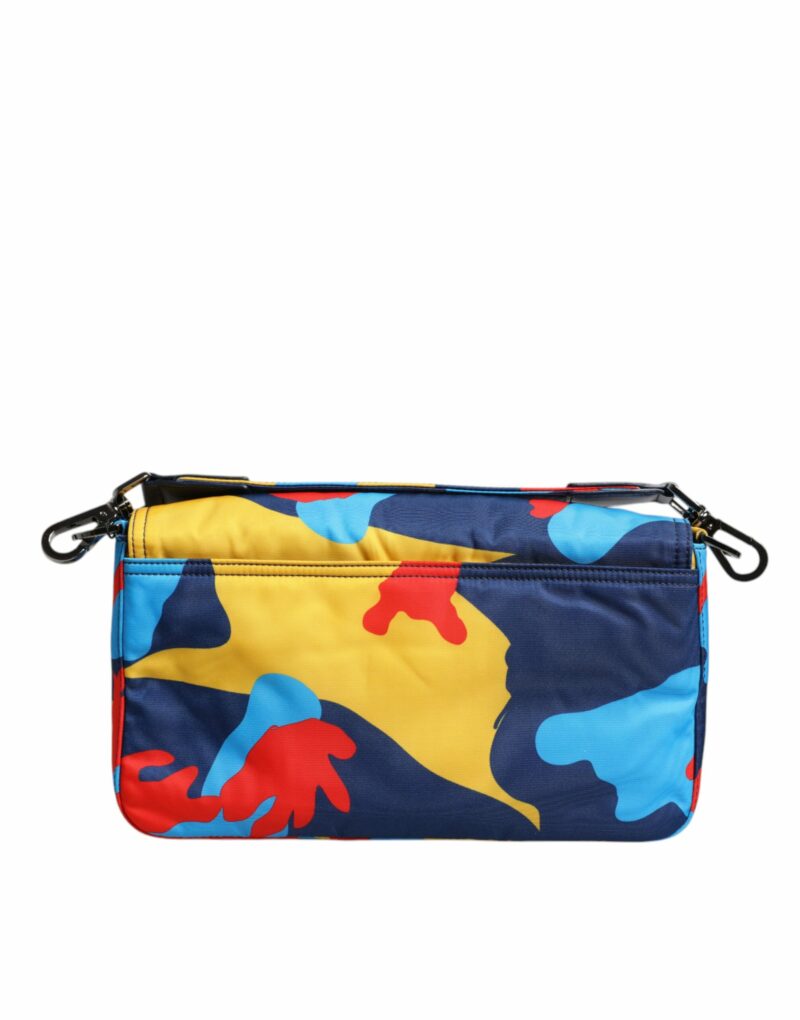 Dolce & Gabbana Multicolor Camouflage Nylon Crossbody Bag - Image 5