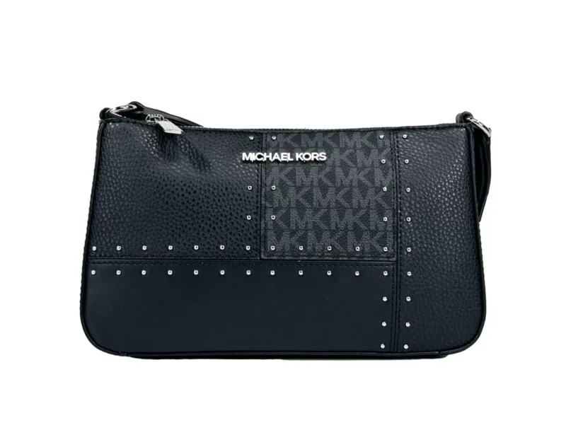 Michael Kors Crossbody Tech Attachment Bag Purse Black - Image 4