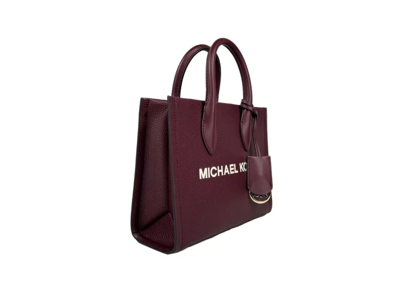 Michael Kors Mirella Small Top Zip Tote Bag Maroon - Image 2
