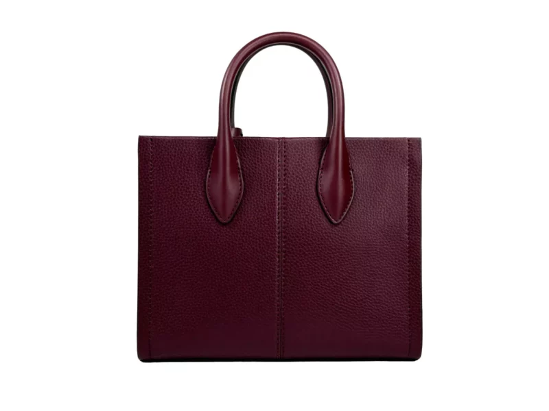 Michael Kors Mirella Small Top Zip Tote Bag Maroon - Image 4