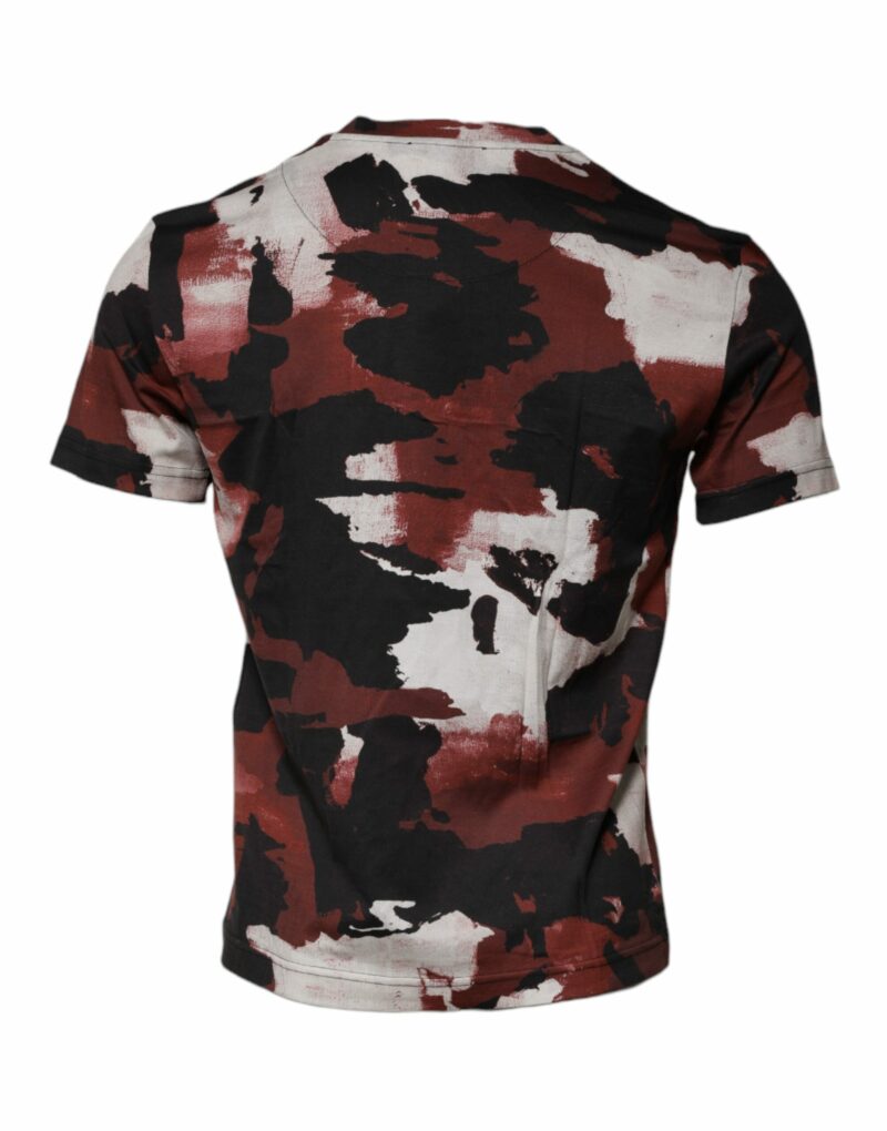 Dolce & Gabbana Multicolor Camouflage Crew Neck T-shirt - Image 2