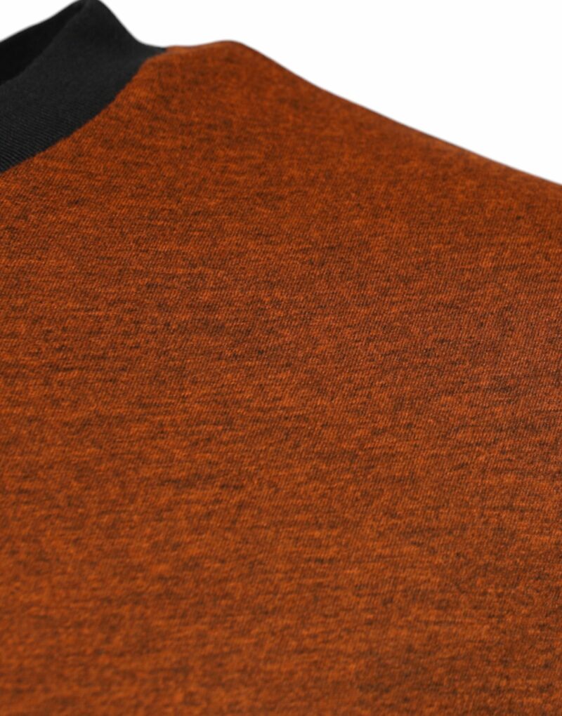 Dolce & Gabbana Brown DG Logo Polyester Crew Neck T-shirt - Image 3